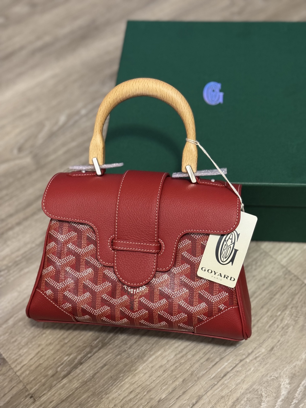 Luxury handbag with JKM Concierge packaging